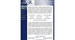 Desktop Screenshot of kkrlaw.com